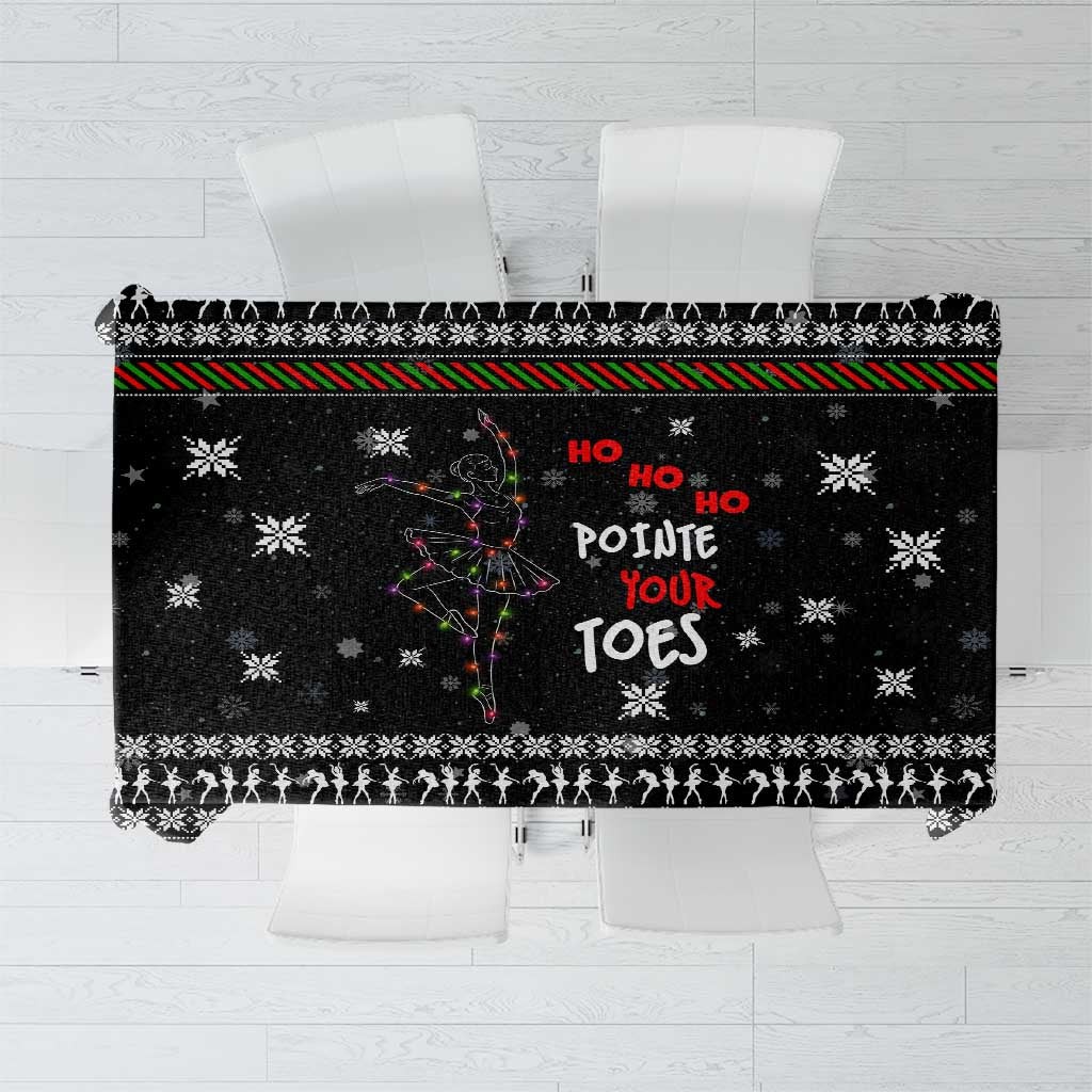Ballet Pointe Christmas Design Tablecloth Xmas Holiday Patterns - Wonder Print Shop
