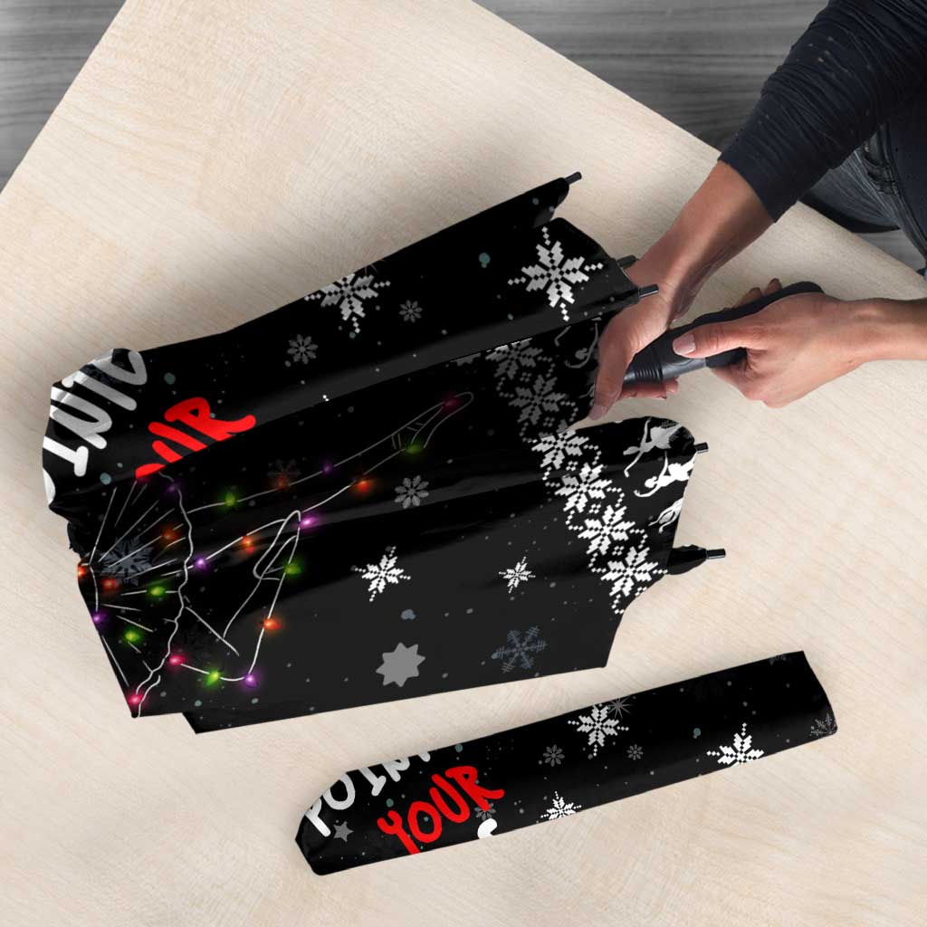 Ballet Pointe Christmas Design Umbrella Xmas Holiday Patterns - Wonder Print Shop