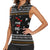 Ballet Pointe Christmas Design Women Sleeveless Polo Shirt Xmas Holiday Patterns - Wonder Print Shop