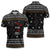 Ballet Pointe Christmas Design Zipper Polo Shirt Xmas Holiday Patterns - Wonder Print Shop