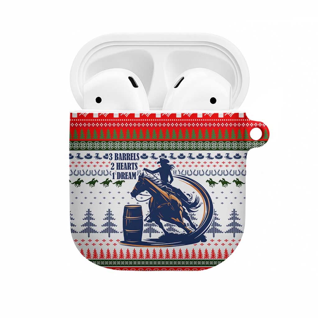 Barrel Racing Christmas AirPods Case Xmas Holiday Patterns - Wonder Print Shop