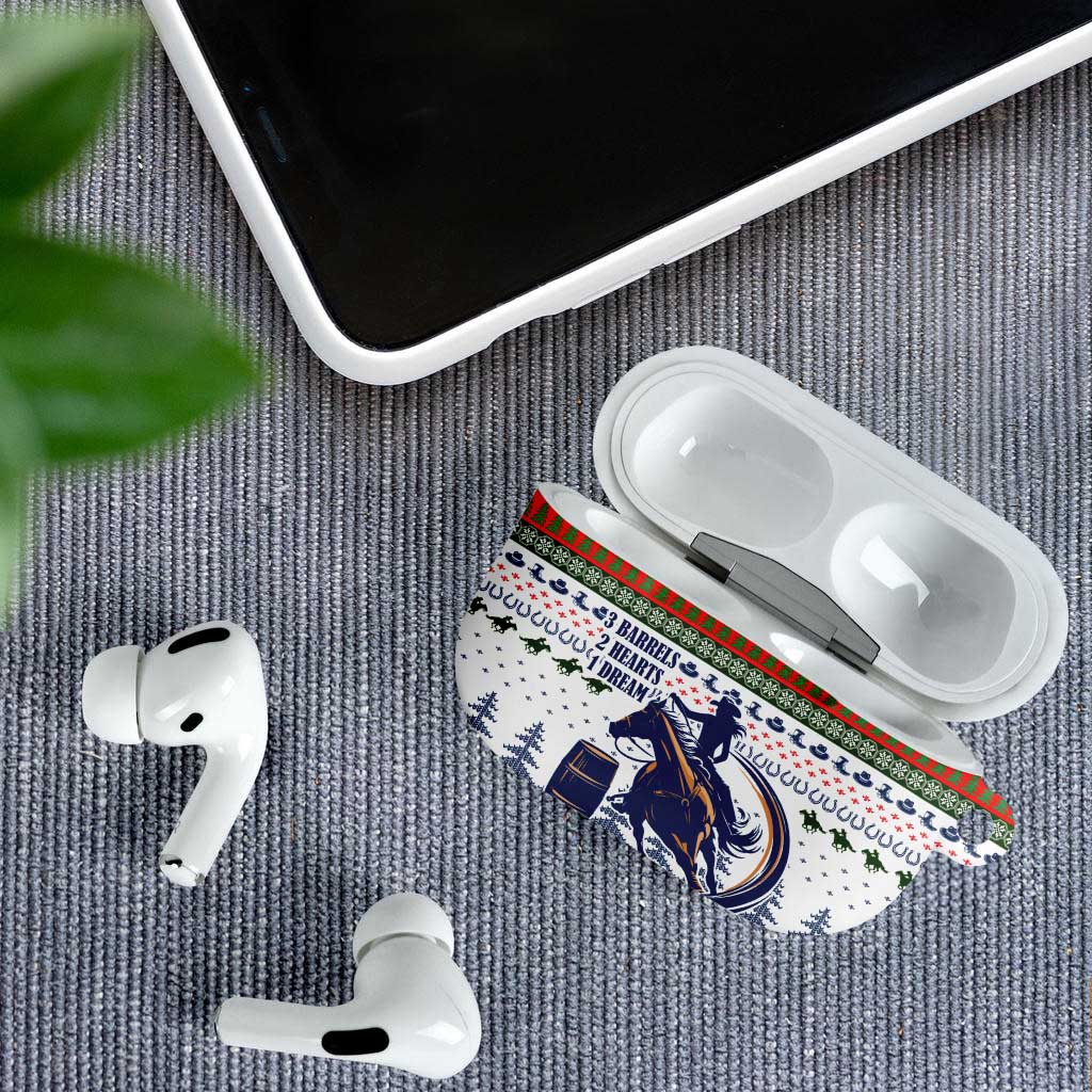 Barrel Racing Christmas AirPods Case Xmas Holiday Patterns - Wonder Print Shop