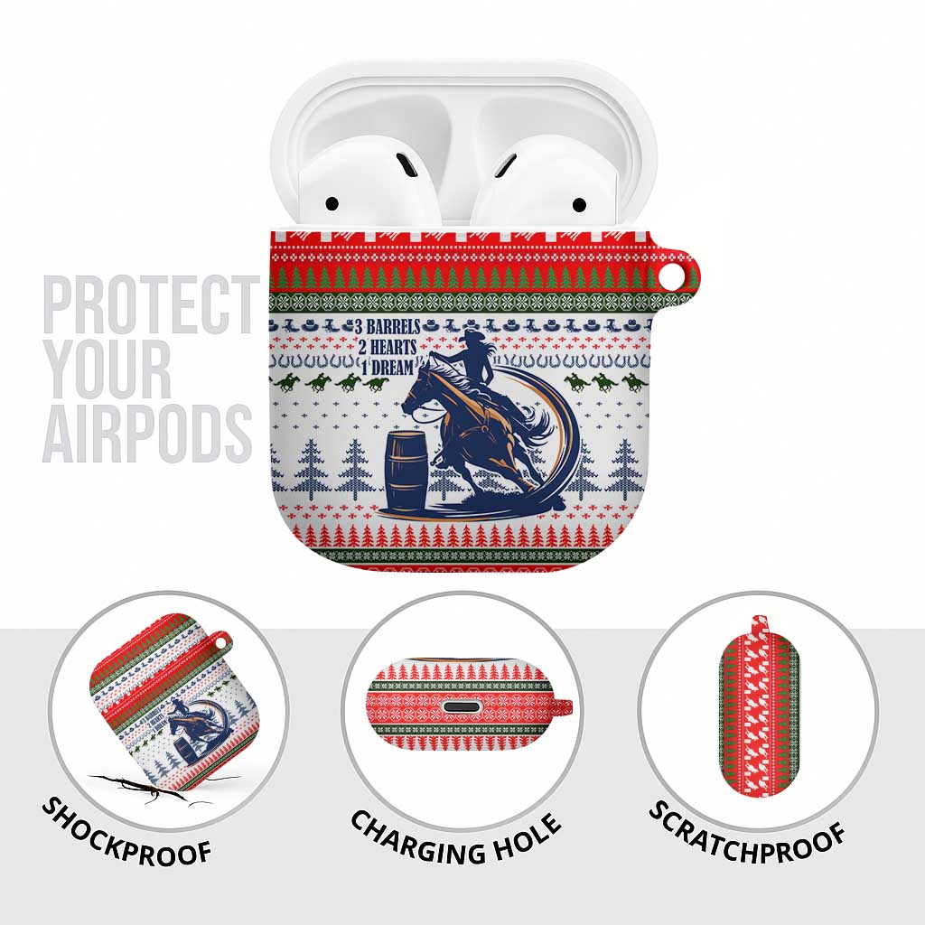 Barrel Racing Christmas AirPods Case Xmas Holiday Patterns - Wonder Print Shop