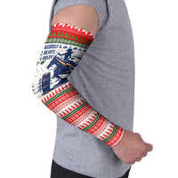 Barrel Racing Christmas Arm Sleeves Xmas Holiday Patterns - Wonder Print Shop