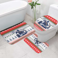 Barrel Racing Christmas Bathroom Set Xmas Holiday Patterns - Wonder Print Shop