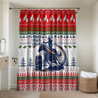 Barrel Racing Christmas Bathroom Set Xmas Holiday Patterns - Wonder Print Shop