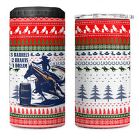 Barrel Racing Christmas 4 in 1 Can Cooler Tumbler Xmas Holiday Patterns - Wonder Print Shop