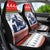 Barrel Racing Christmas Car Seat Cover Xmas Holiday Patterns - Wonder Print Shop