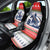 Barrel Racing Christmas Car Seat Cover Xmas Holiday Patterns - Wonder Print Shop
