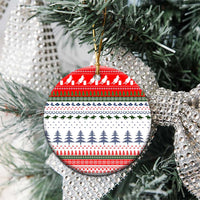Barrel Racing Christmas Ceramic Ornament Xmas Holiday Patterns - Wonder Print Shop