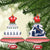 Barrel Racing Christmas Ceramic Ornament Xmas Holiday Patterns - Wonder Print Shop