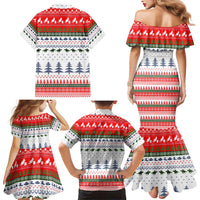 Barrel Racing Christmas Family Matching Mermaid Dress and Hawaiian Shirt Xmas Holiday Patterns - Wonder Print Shop