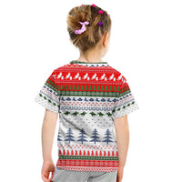 Barrel Racing Christmas Kid T Shirt Xmas Holiday Patterns - Wonder Print Shop