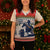 Barrel Racing Christmas Knitted V-Neck Vest Xmas Holiday Patterns - Wonder Print Shop