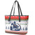 Barrel Racing Christmas Leather Tote Bag Xmas Holiday Patterns - Wonder Print Shop