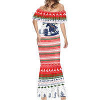 Barrel Racing Christmas Mermaid Dress Xmas Holiday Patterns - Wonder Print Shop