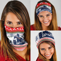 Barrel Racing Christmas Neck Gaiter Xmas Holiday Patterns - Wonder Print Shop
