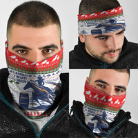 Barrel Racing Christmas Neck Gaiter Xmas Holiday Patterns - Wonder Print Shop