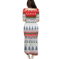 Barrel Racing Christmas Puletasi Xmas Holiday Patterns - Wonder Print Shop