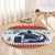 Barrel Racing Christmas Round Carpet Xmas Holiday Patterns - Wonder Print Shop