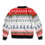 Barrel Racing Christmas Sleeve Zip Bomber Jacket Xmas Holiday Patterns - Wonder Print Shop