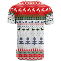 Barrel Racing Christmas T Shirt Xmas Holiday Patterns - Wonder Print Shop
