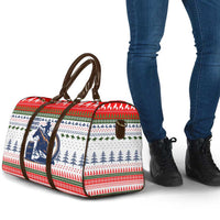 Barrel Racing Christmas Travel Bag Xmas Holiday Patterns - Wonder Print Shop