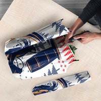 Barrel Racing Christmas Umbrella Xmas Holiday Patterns - Wonder Print Shop