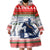 Barrel Racing Christmas Wearable Blanket Hoodie Xmas Holiday Patterns - Wonder Print Shop
