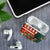 Zambia Christmas AirPods Case with African Animals Tree Snowflakes and National Emblem Design - Wonder Print Shop