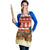 Zambia Christmas Apron with African Animals Tree Snowflakes and National Emblem Design - Wonder Print Shop