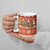 Zambia Christmas Ceramic Mug with African Animals Tree Snowflakes and National Emblem Design - Wonder Print Shop
