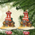 Zambia Christmas Ceramic Ornament with African Animals Tree Snowflakes and National Emblem Design - Wonder Print Shop