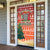 Zambia Christmas Door Cover with African Animals Tree Snowflakes and National Emblem Design - Wonder Print Shop