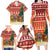 Zambia Christmas Family Matching Long Sleeve Bodycon Dress and Hawaiian Shirt with African Animals Tree Snowflakes and National Emblem Design - Wonder Print Shop