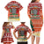Zambia Christmas Family Matching Long Sleeve Bodycon Dress and Hawaiian Shirt with African Animals Tree Snowflakes and National Emblem Design - Wonder Print Shop