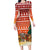 Zambia Christmas Family Matching Long Sleeve Bodycon Dress and Hawaiian Shirt with African Animals Tree Snowflakes and National Emblem Design - Wonder Print Shop