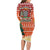 Zambia Christmas Family Matching Long Sleeve Bodycon Dress and Hawaiian Shirt with African Animals Tree Snowflakes and National Emblem Design - Wonder Print Shop