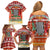 Zambia Christmas Family Matching Off Shoulder Short Dress and Hawaiian Shirt with African Animals Tree Snowflakes and National Emblem Design - Wonder Print Shop