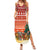 Zambia Christmas Family Matching Summer Maxi Dress and Hawaiian Shirt with African Animals Tree Snowflakes and National Emblem Design - Wonder Print Shop