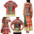 Zambia Christmas Family Matching Tank Maxi Dress and Hawaiian Shirt with African Animals Tree Snowflakes and National Emblem Design - Wonder Print Shop