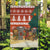 Zambia Christmas Garden Flag with African Animals Tree Snowflakes and National Emblem Design - Wonder Print Shop
