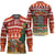 Zambia Christmas Hockey Jersey with African Animals Tree Snowflakes and National Emblem Design - Wonder Print Shop
