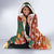 Zambia Christmas Hooded Blanket with African Animals Tree Snowflakes and National Emblem Design - Wonder Print Shop