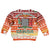 Zambia Christmas Kid Ugly Christmas Sweater with African Animals Tree Snowflakes and National Emblem Design - Wonder Print Shop