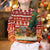 Zambia Christmas Kid Ugly Christmas Sweater with African Animals Tree Snowflakes and National Emblem Design - Wonder Print Shop
