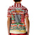 Zambia Christmas Kid Polo Shirt with African Animals Tree Snowflakes and National Emblem Design - Wonder Print Shop