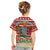 Zambia Christmas Kid T Shirt with African Animals Tree Snowflakes and National Emblem Design - Wonder Print Shop
