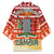 Zambia Christmas Kimono with African Animals Tree Snowflakes and National Emblem Design - Wonder Print Shop