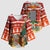 Zambia Christmas Kimono Sleeve Blouse with African Animals Tree Snowflakes and National Emblem Design - Wonder Print Shop